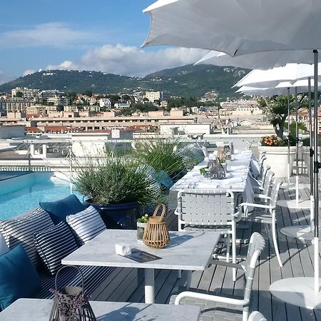 보스콜로 니스 호텔 앤 스파 외부 사진 The rooftop pool at the Hotel 57